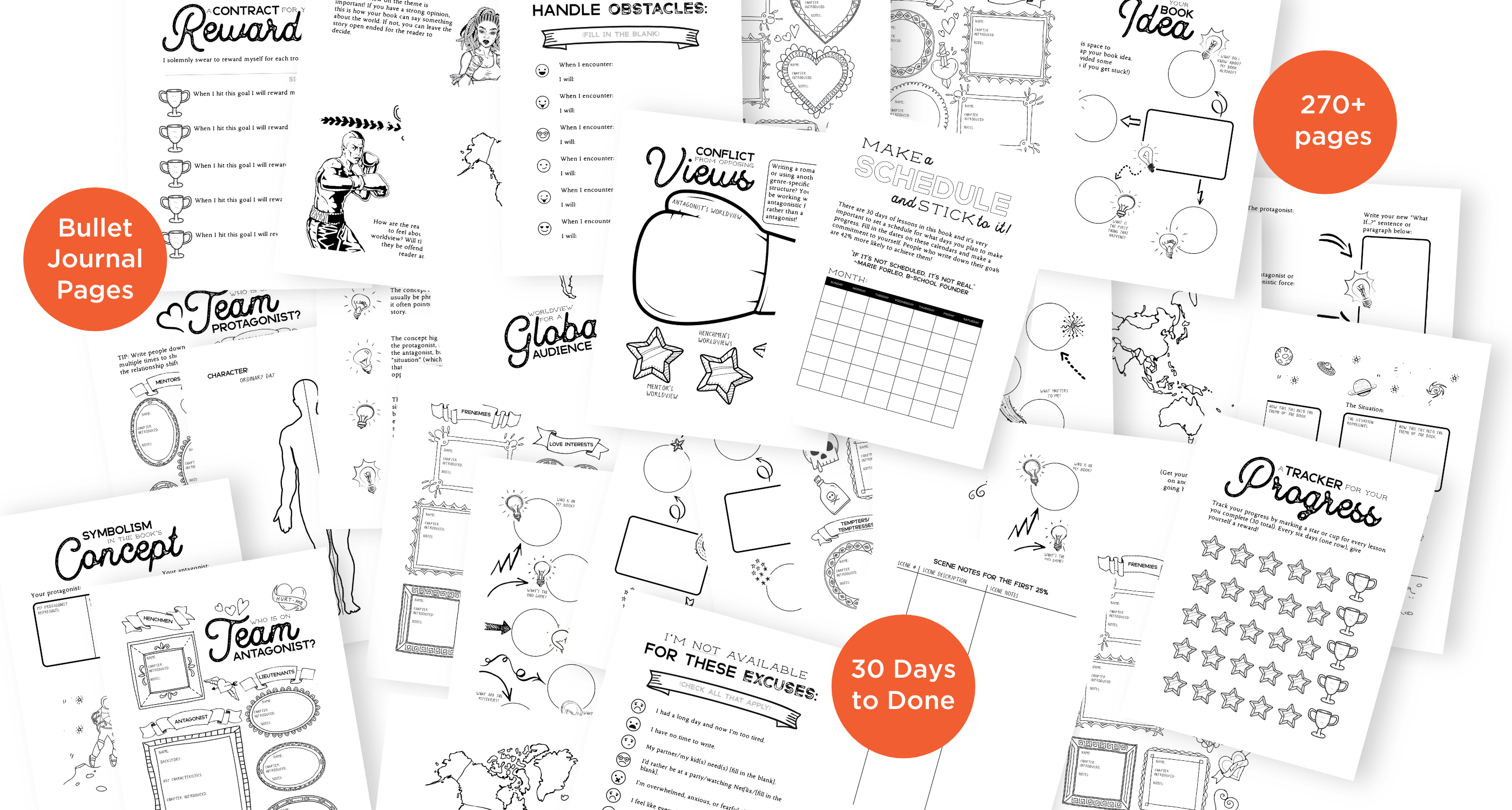 Novel Writing Prep Companion Workbook