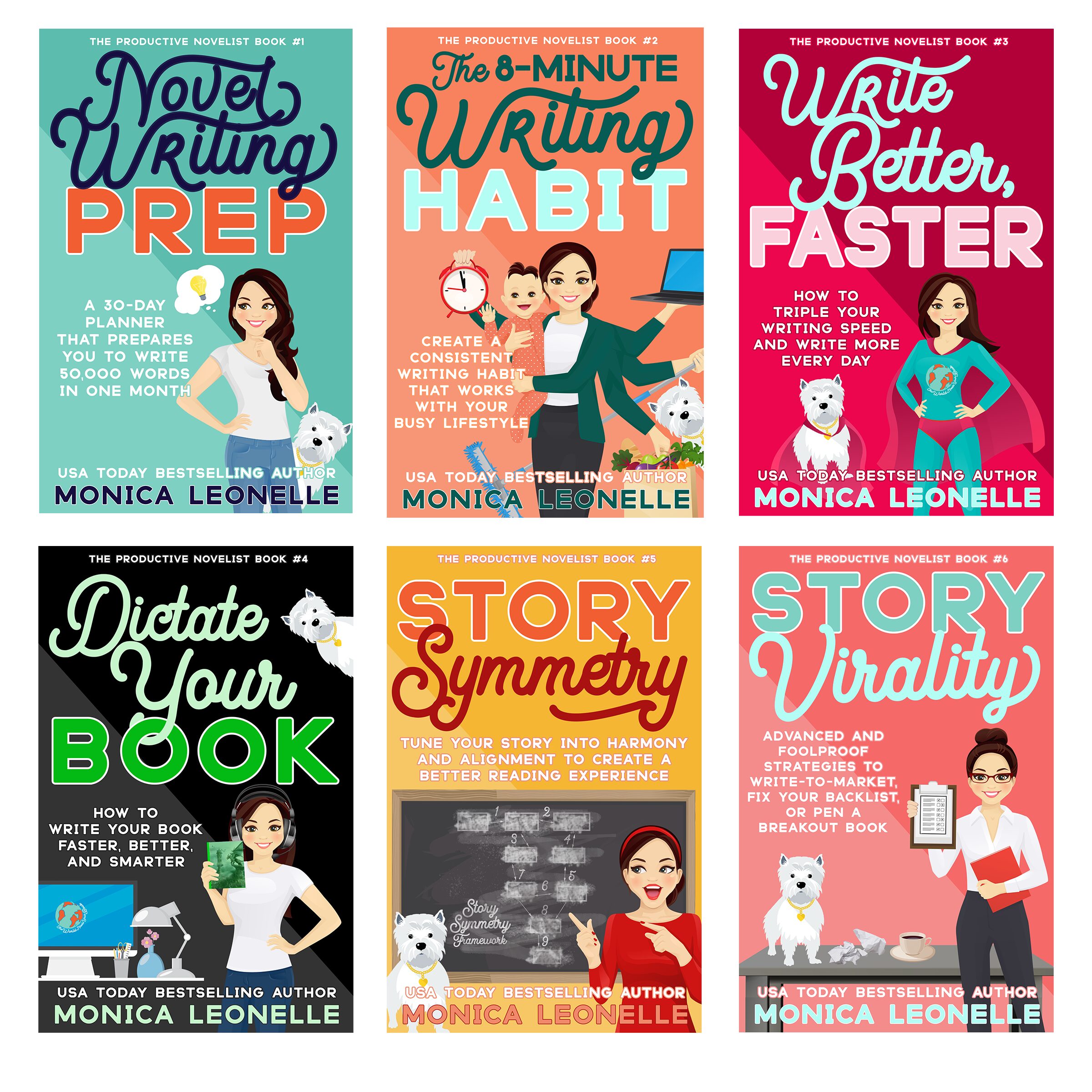 The Productive Novelist Writing and Storytelling Bundle (6 Books)